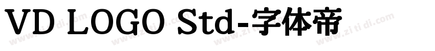 VD LOGO Std字体转换